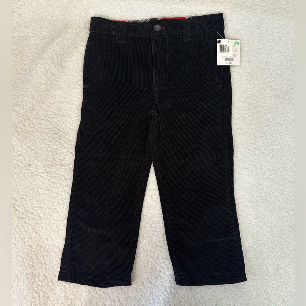 Holiday Editions black corduroy pants 2T